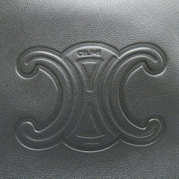 Celine Eloise Cuir Shoulder Bag Calfskin Leather Black - Picture 10 of 10